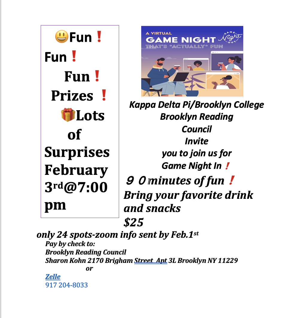 Family Game Night Flyer