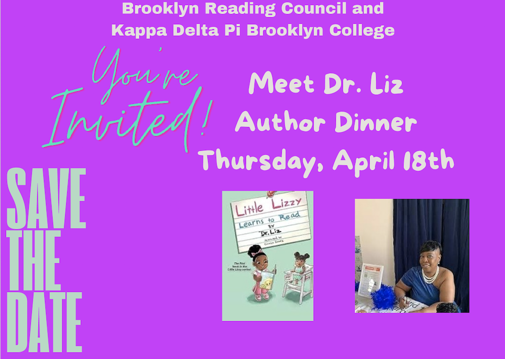 New Author Dinner Flyer