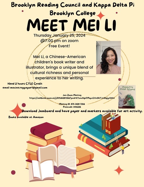 Meet Author Mei Li Flyer
